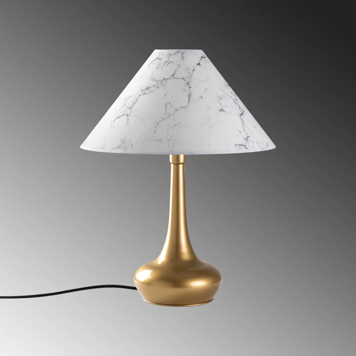 Opviq Luna - 15259 Lámpara de Mesa Dorado y Blanco Opviq Luna - 15259 Lámpara de Mesa Dorado y Blanco